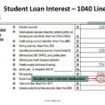 Student Loan Interest Deduction Worksheet Algebra Worksheets