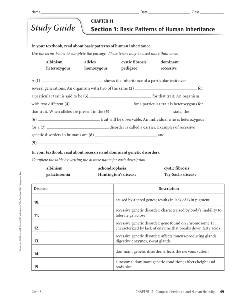 Study Guide