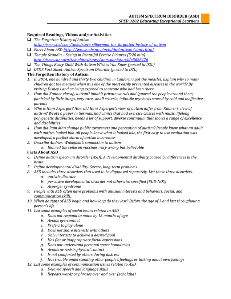 Study Guide 82  Sped 3202 Special Education  Studocu
