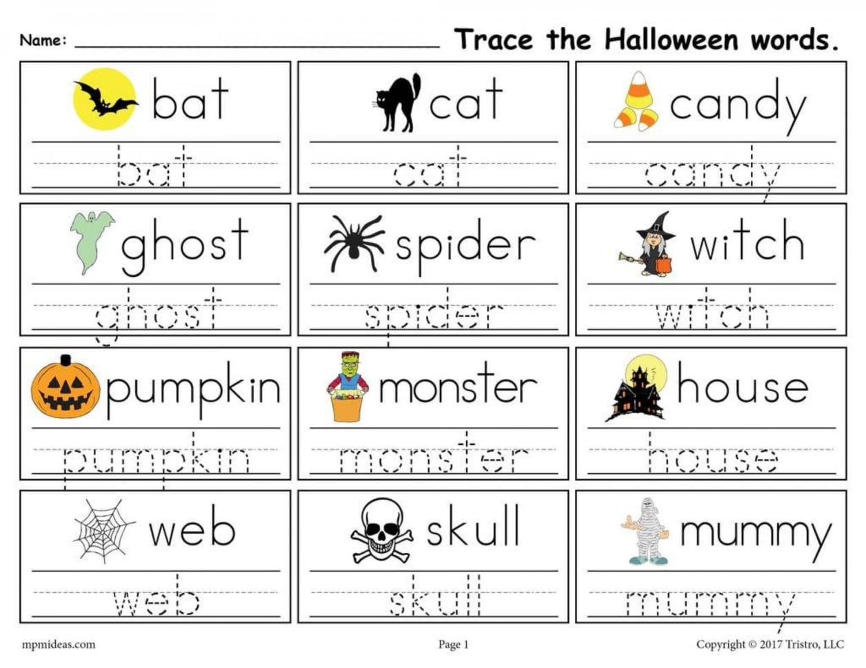 Stunning Free Printable Word Tracing Worksheets Sentence