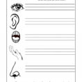 Stupendous Printable 1St Grade Sensory Poem Words Worksheet