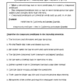 Subject And Predicate Worksheets  Compound Predicate