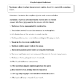 Subject And Predicate Worksheets  Simple Subject Worksheet