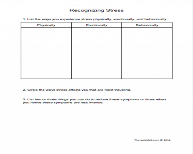 Substance Abuse Group Therapy Worksheets db excel com