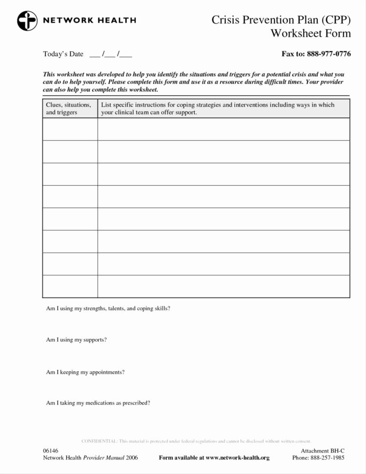 Substance Abuse Triggers Worksheet