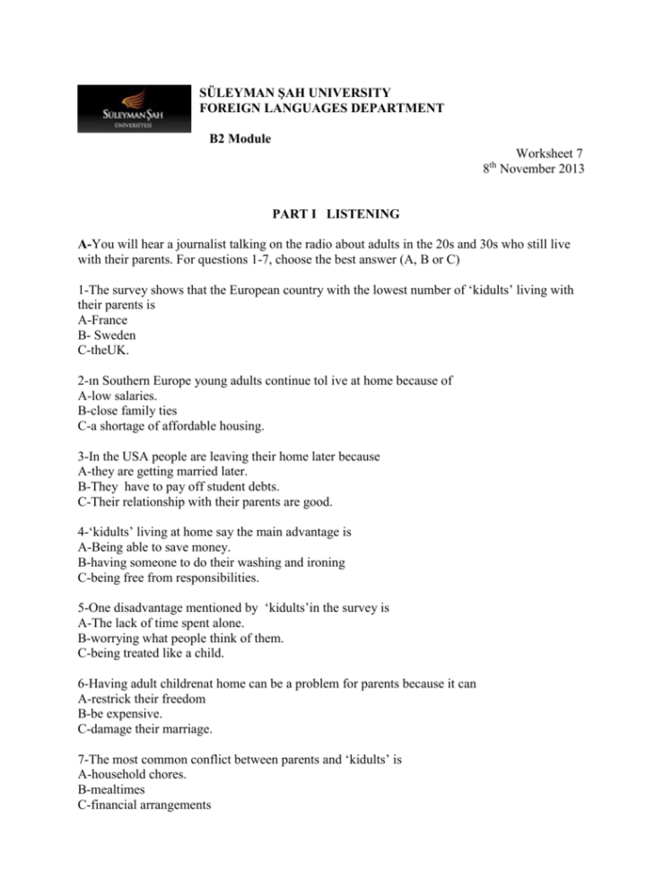 Süleyman Şah University Foreign Languages — db-excel.com