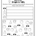Summer Graph And Tally Math Worksheets Activities For Time