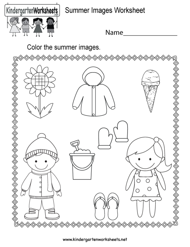 Summer School Worksheets For Kindergarten Summer School Worksheets For Kindergarten