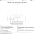 Supply And Demand Crossword  Word