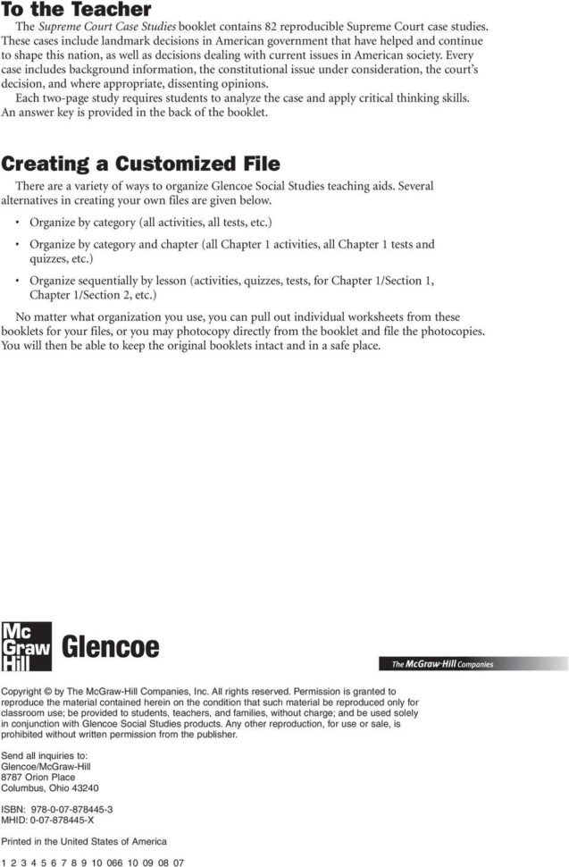 Supreme Court Case Studies  Pdf