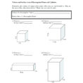 Surface Area Net Worksheet Math New Volume And Worksheets