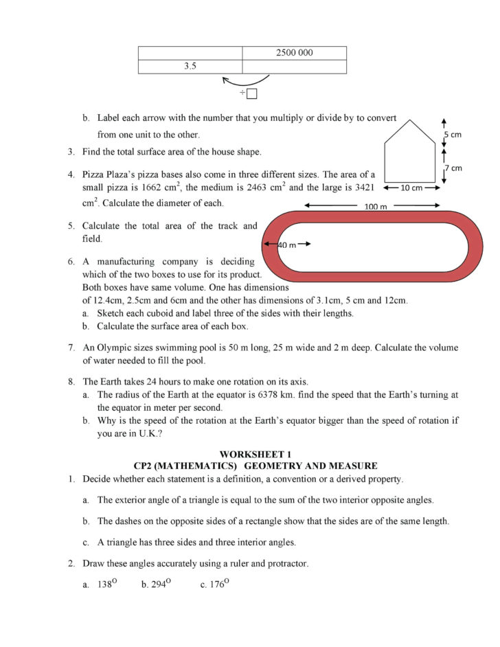Volume Cylinder Worksheet Answers