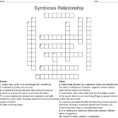 Symbiosis Relationship Crossword  Word