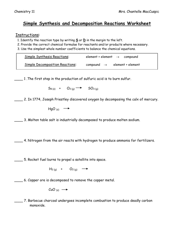 synthesis-and-decomposition-reactions-worksheet-answers-db-excel
