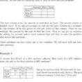 Systems Of Equations  Mixture Problems  Pdf