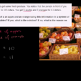 Systems Of Equations With Elimination Apples And Oranges Video