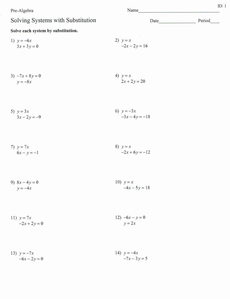 Systems Of Equations Word Problems Worksheet Algebra 2