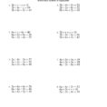 Systems Of Linear Equations  Three Variables A