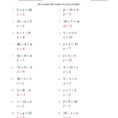 Systems Of Linear Equations Two Variables A Math Worksheets