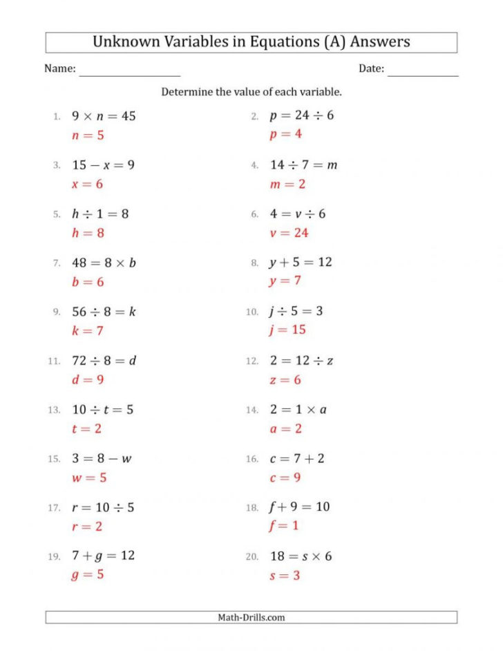two-variable-linear-equations-worksheet