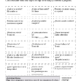 Talking About Yourself In Spanish Pdf Worksheet