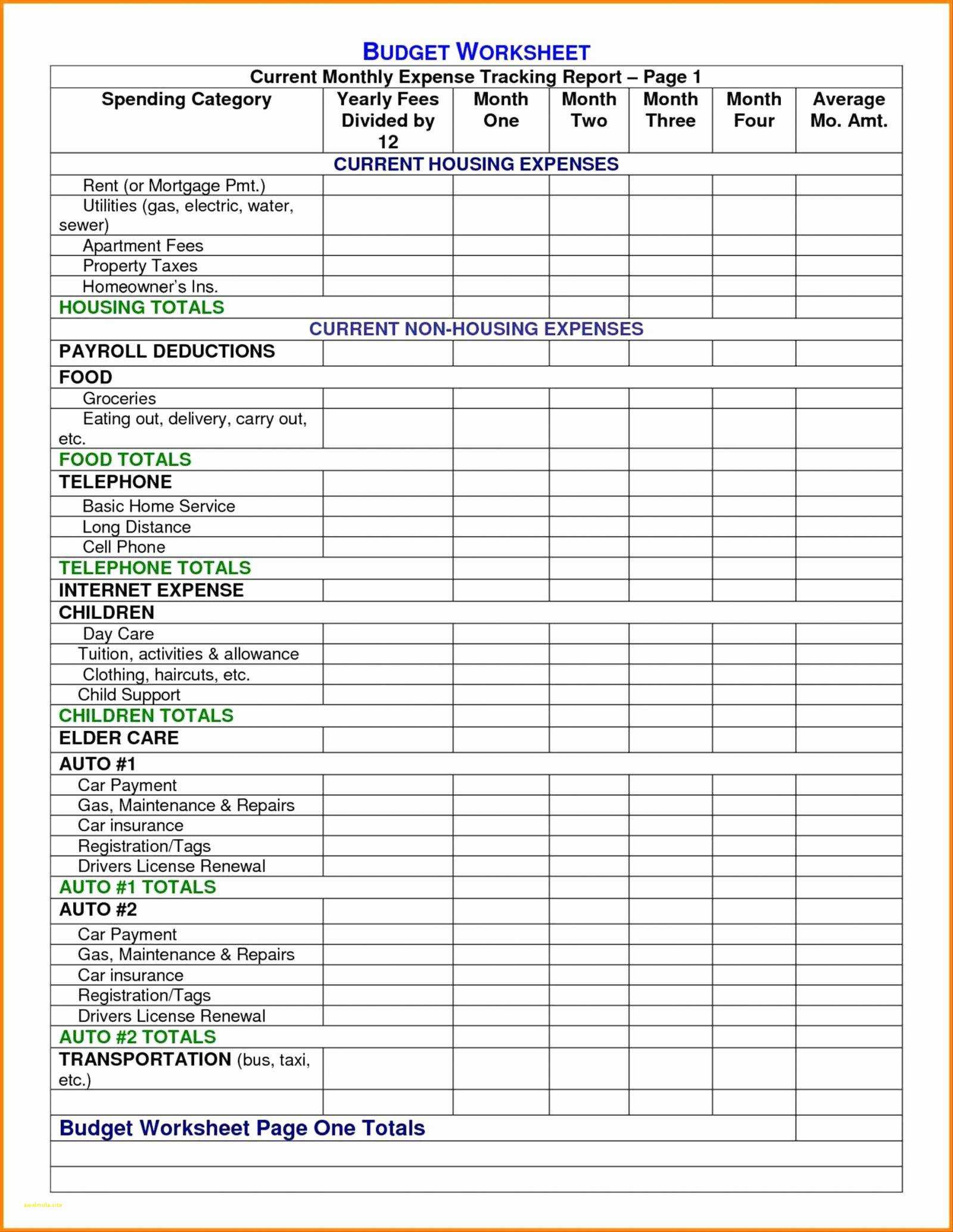 Tax Deduction Spreadsheet  Excel Free Spreadsheet