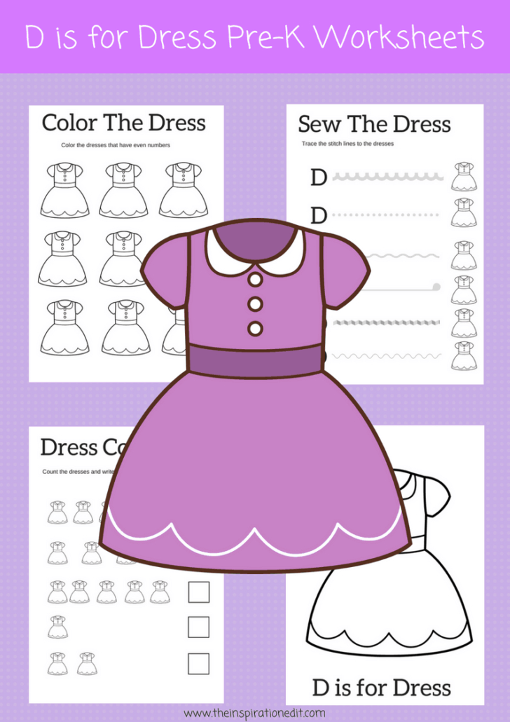 Letter D Preschool Worksheets