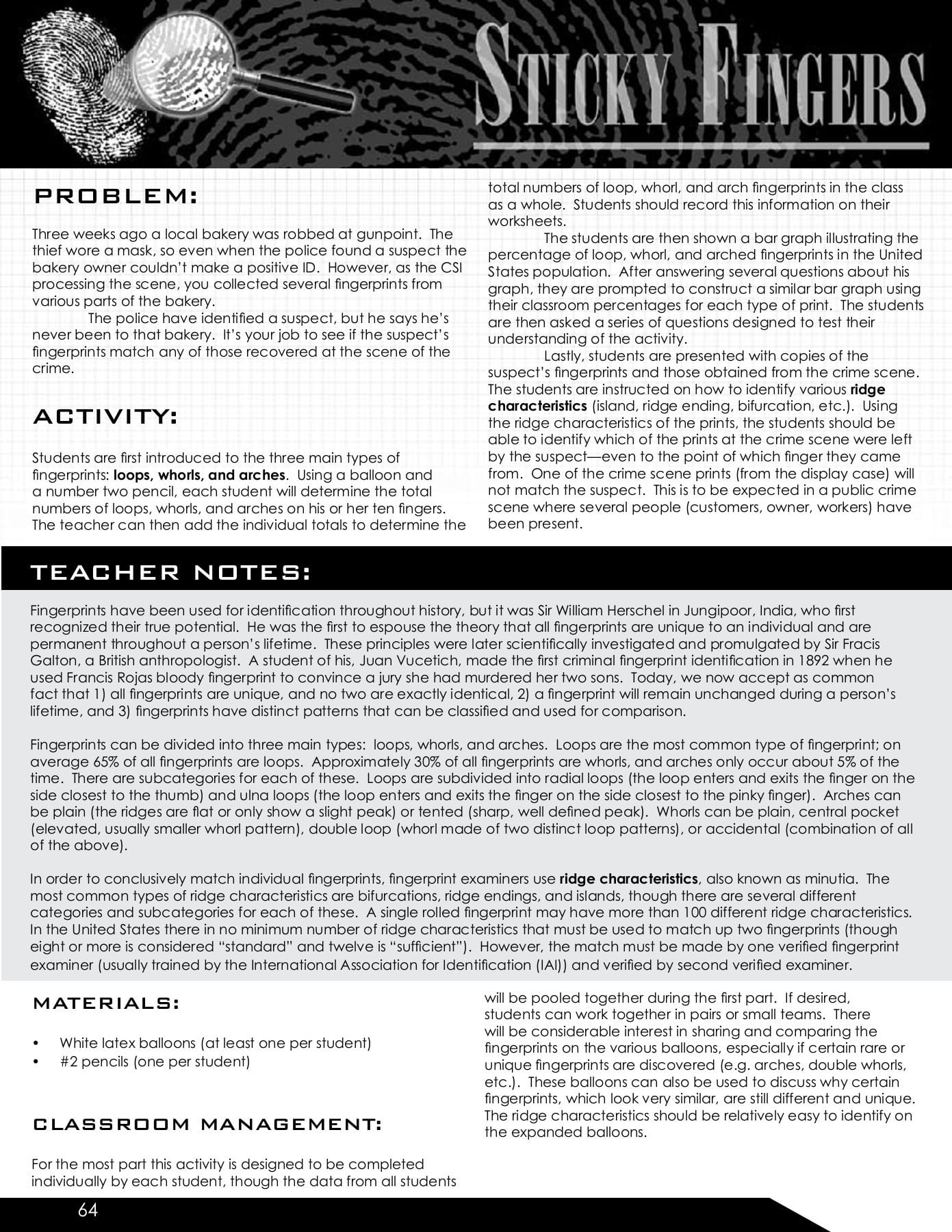 Teacher Notes Problem Activity  Csi Pages 1  15  Text