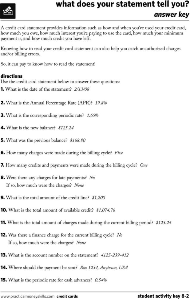 Teacher's Guide Lesson Eight Credit Cards 0409  Pdf