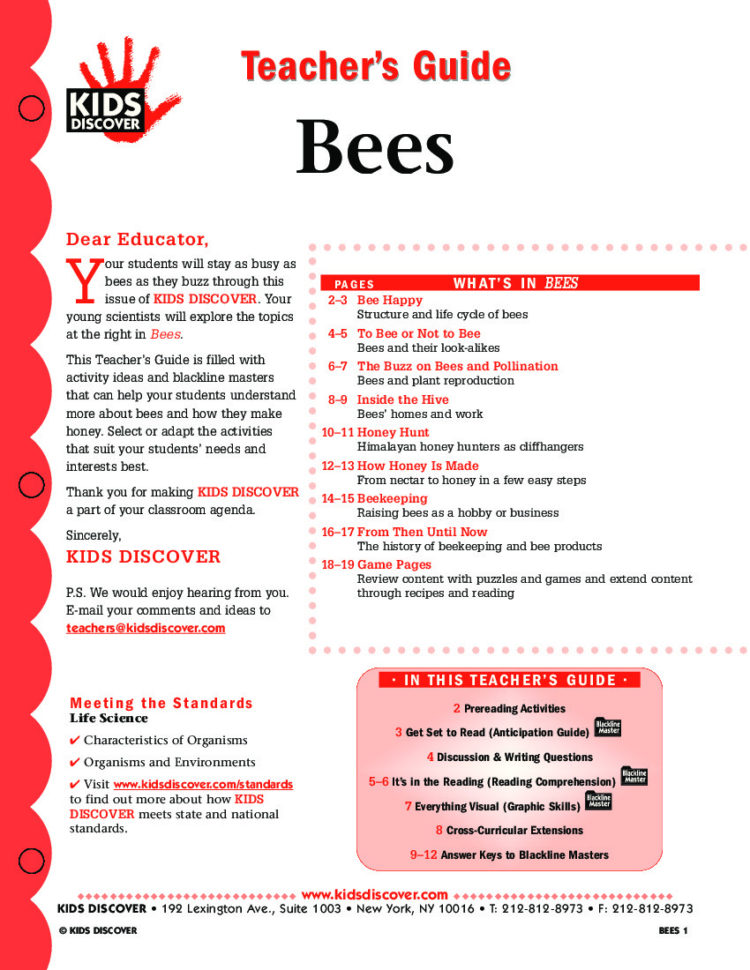 Teacher's Guides  Kids Discover