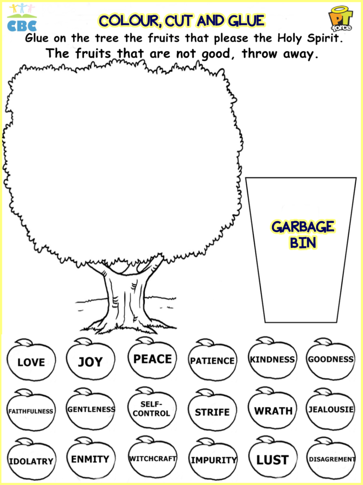 Teaching About The Works Of The Flesh For Kids