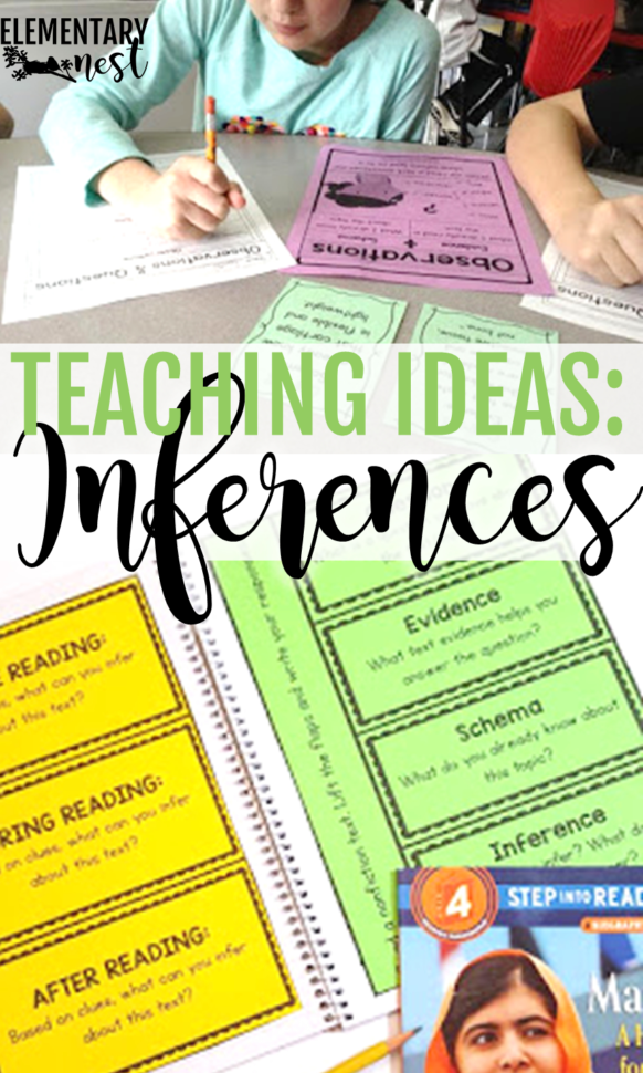 Teaching Inferences With Free Mini Lesson  Elementary Nest