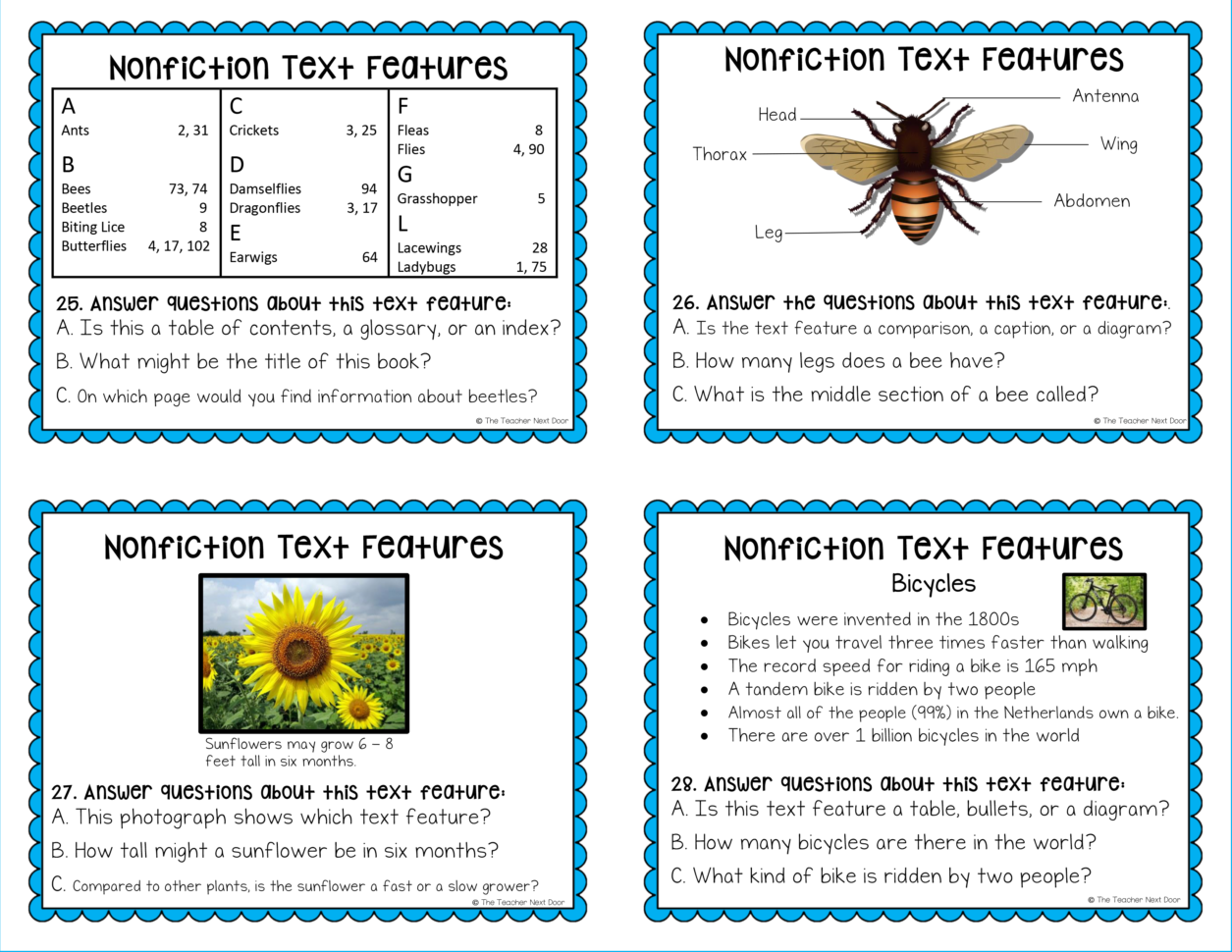 Teaching Nonfiction Text Features