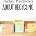 Teaching Preschoolers About Recycling  Prek Pages