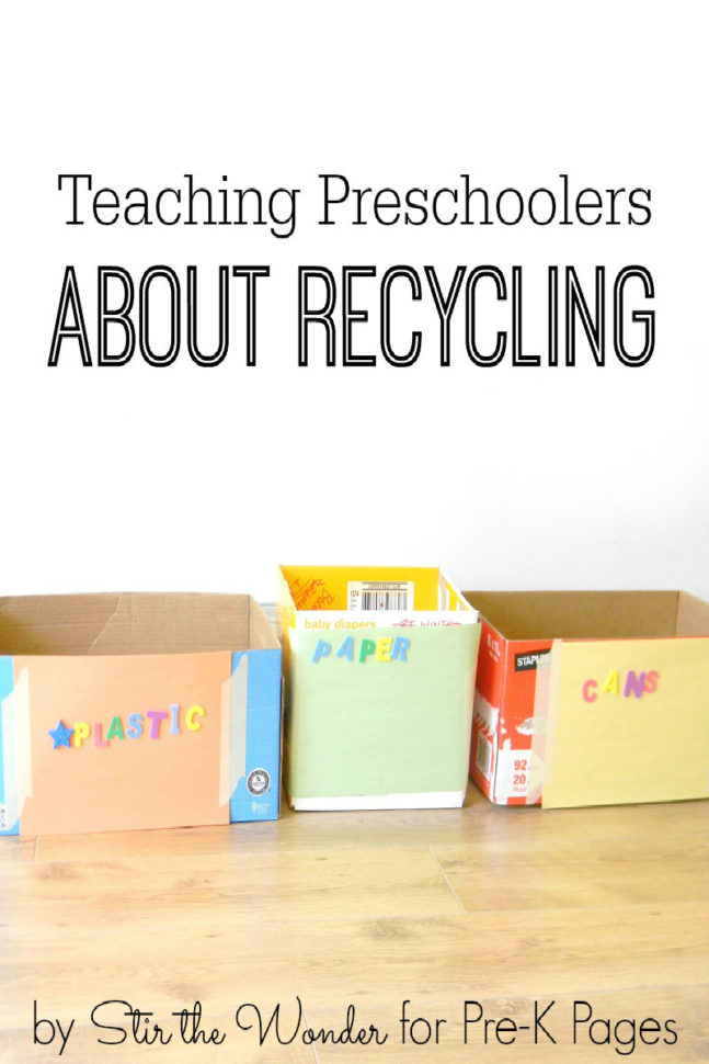 Teaching Preschoolers About Recycling  Prek Pages