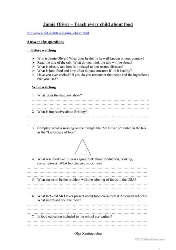 Ted Talk "teach Every Child About Food" Jamie Oliver Ted Talk "teach Every Child About Food" Jamie Oliver