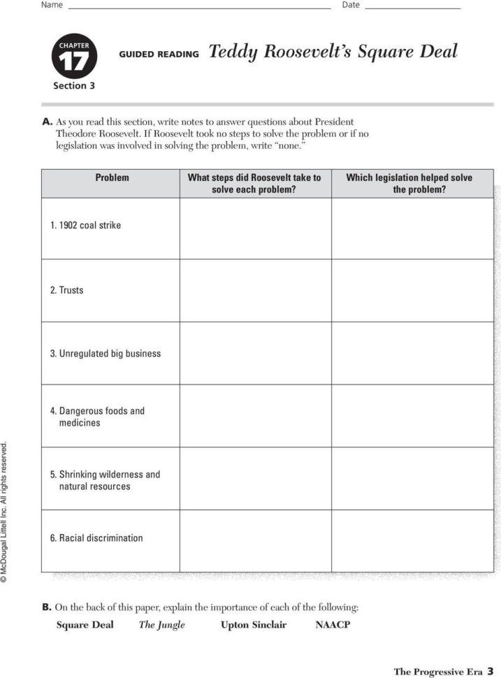 Teddy Roosevelt S Square Deal  Pdf