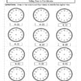 Telling And Writing Time Worksheets