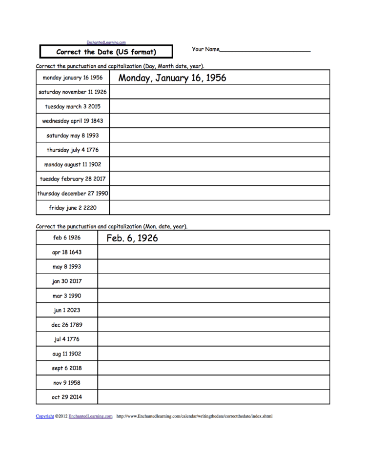 Telling Time  Worksheets Enchantedlearning