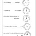 Telling Time Worksheets Using Am And Pm – Faithadventures