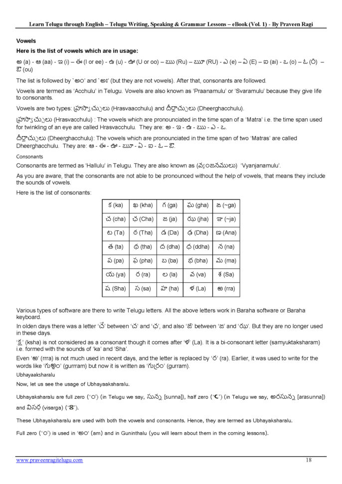Telugu Alphabet Guninthamulu  Ottulu  Written  Video