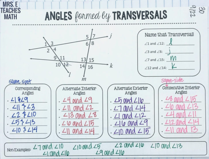 Mrs E Teaches Math Worksheet Answers