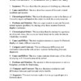 Text Structure Worksheet 10  Answers