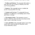 Text Structure Worksheet 13  Answers