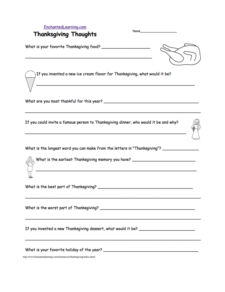 Thanksgiving Crafts Worksheets And Activities