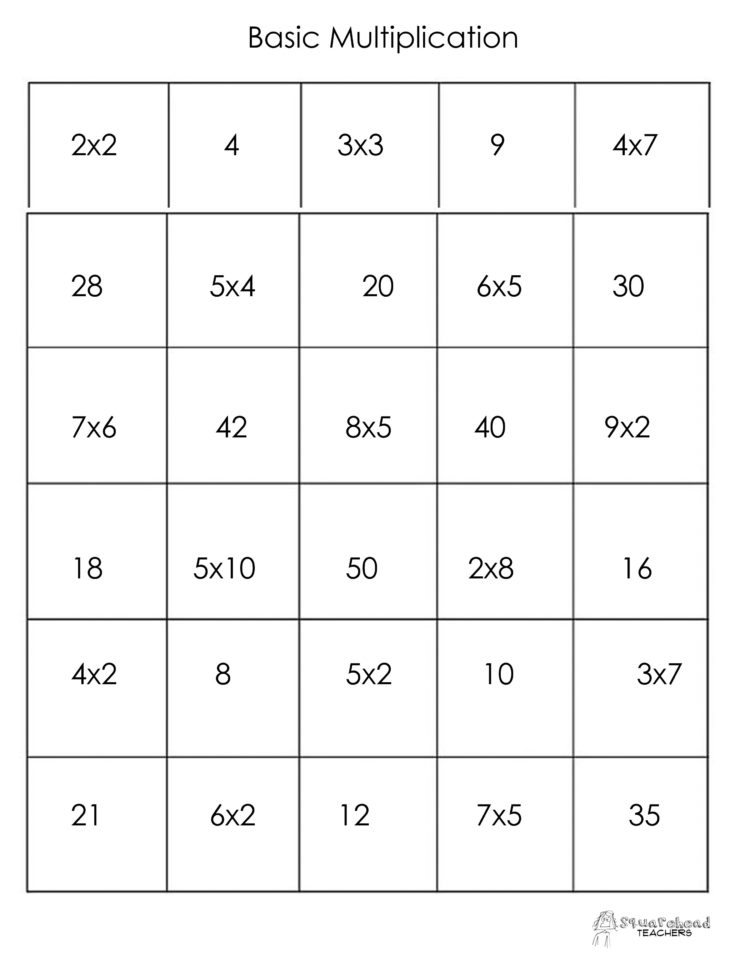 Thanksgiving Math Memory Game Free Printable  Squarehead