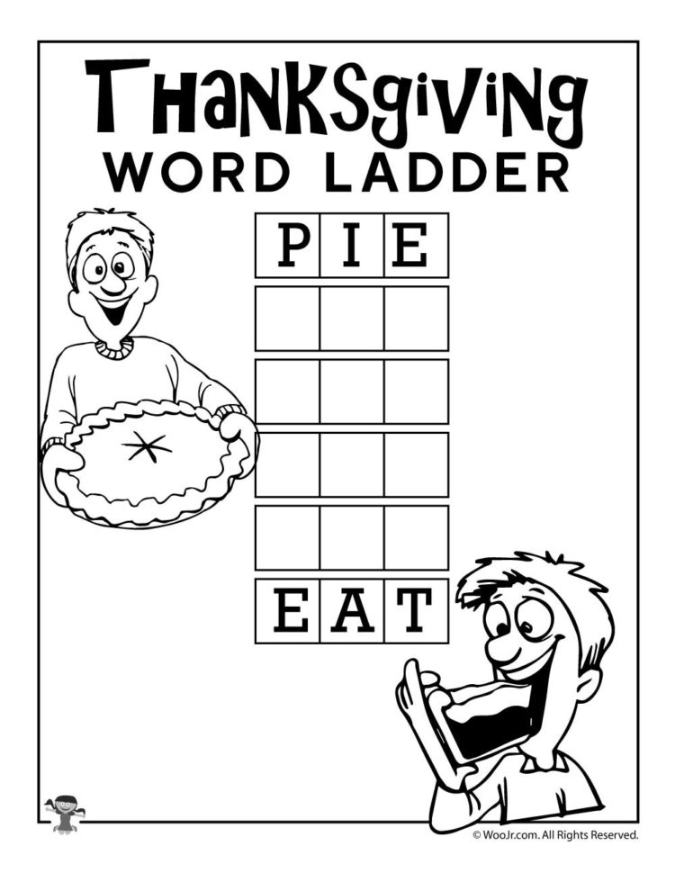 Thanksgiving Word Puzzles  Woo Jr Kids Activities
