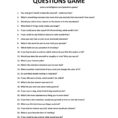 The 21 Questions Game – 101 Fun And Unexpected Topics