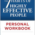 The 7 Habits Of Highly Effective People Personal Workbook