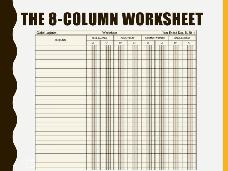 Accounting 8 Column Worksheet Template — db-excel.com